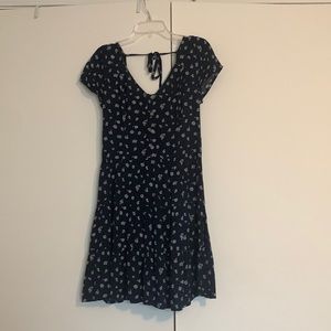 Hollister navy flower dress XS